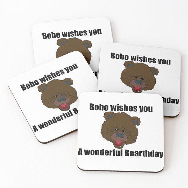 Item preview, The Muppets - Bobo wishes you a wonderful bearthday (birthday) designed and sold by Animals-by-JB.