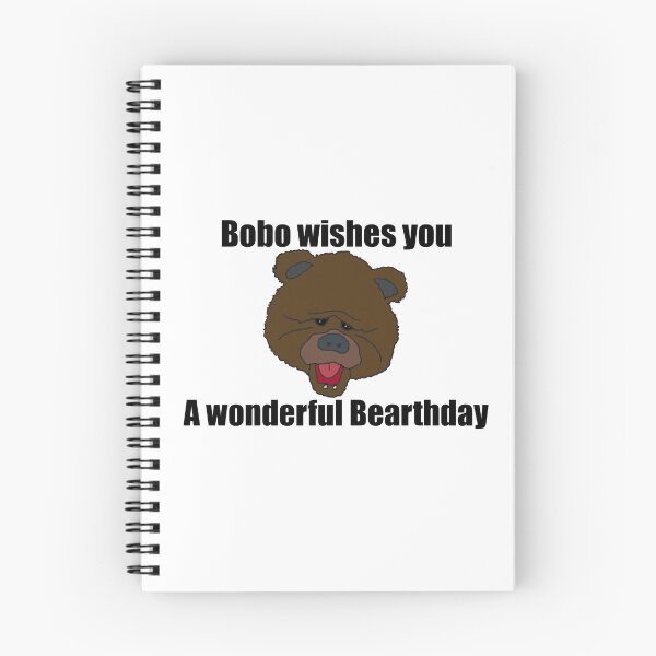 Item preview, The Muppets - Bobo wishes you a wonderful bearthday (birthday) designed and sold by Animals-by-JB.