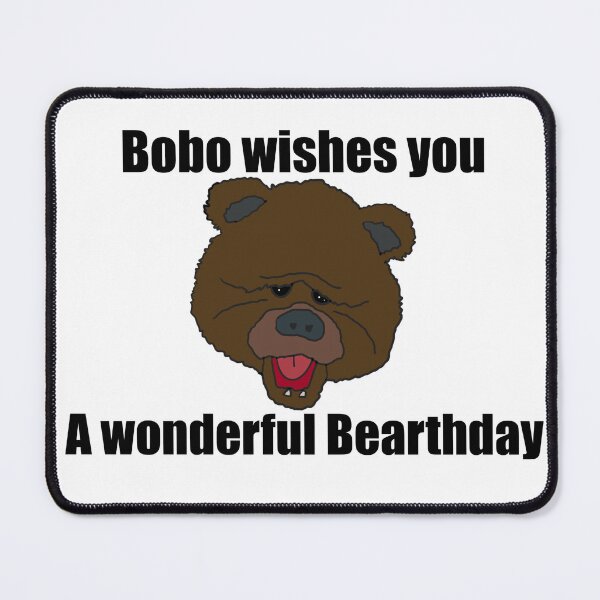 Item preview, The Muppets - Bobo wishes you a wonderful bearthday (birthday) designed and sold by Animals-by-JB.
