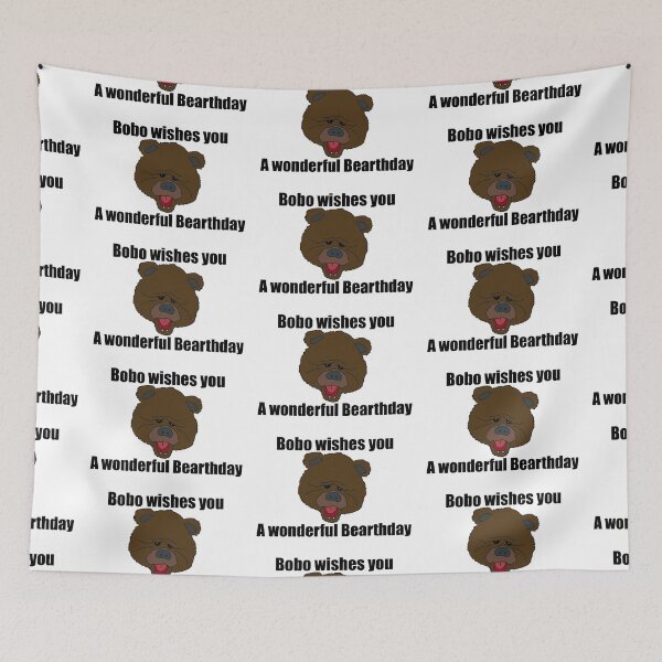 Item preview, The Muppets - Bobo wishes you a wonderful bearthday (birthday) designed and sold by Animals-by-JB.
