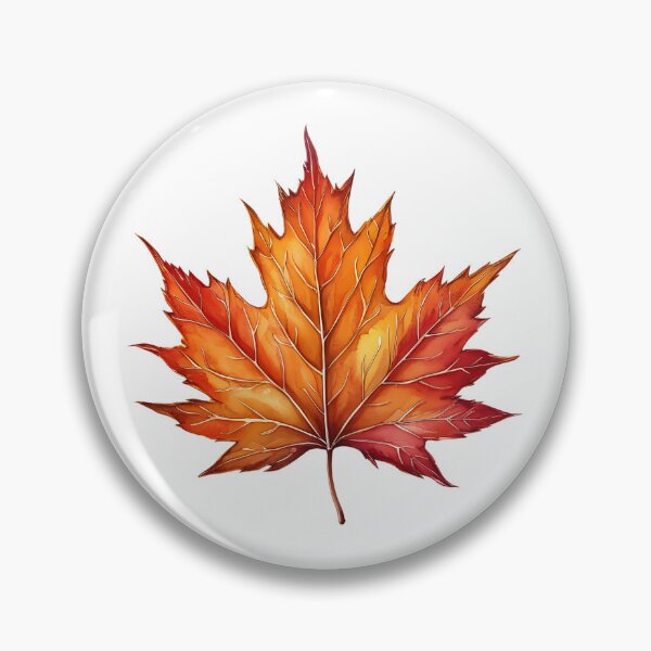 Item preview, Watercolor Fall Leaf designed and sold by stylishdzign.