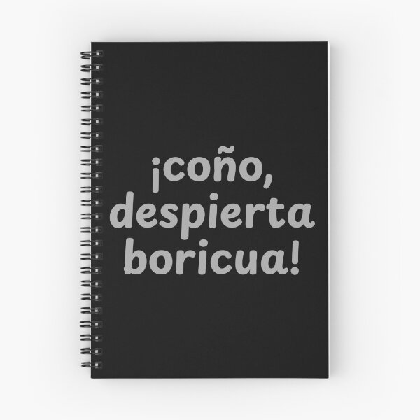 Item preview, ¡coño, despierta boricua! in Gray designed and sold by SyTcreations.