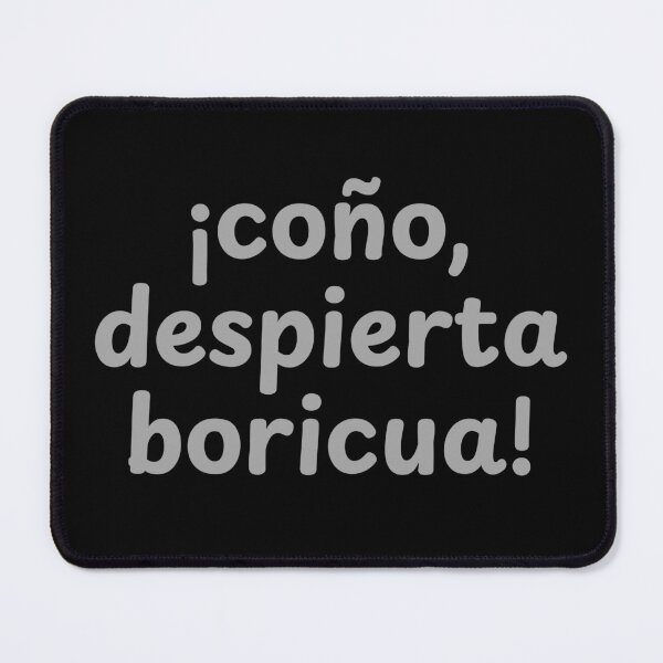 Item preview, ¡coño, despierta boricua! in Gray designed and sold by SyTcreations.