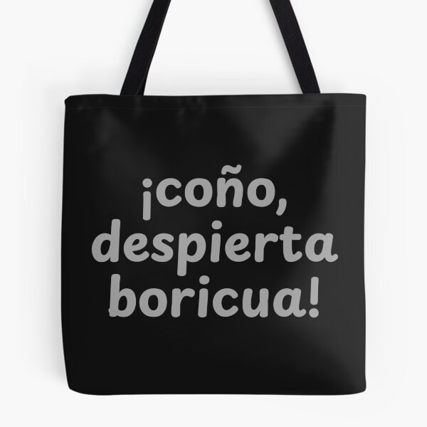 Item preview, ¡coño, despierta boricua! in Gray designed and sold by SyTcreations.