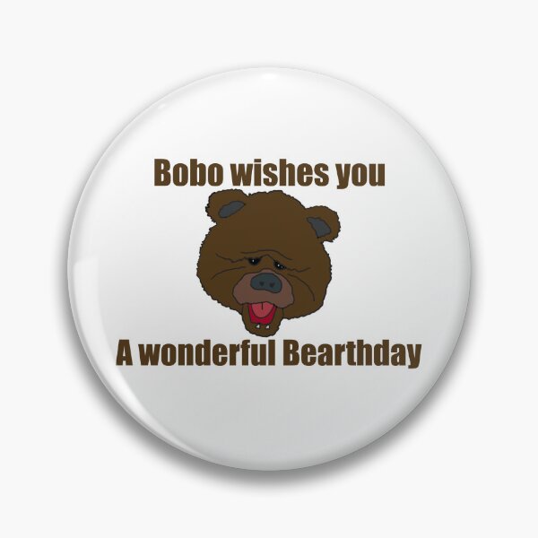 Item preview, The Muppets - Bobo wishes you a wonderful bearthday (birthday) designed and sold by Animals-by-JB.