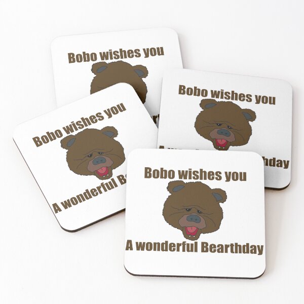 Item preview, The Muppets - Bobo wishes you a wonderful bearthday (birthday) designed and sold by Animals-by-JB.