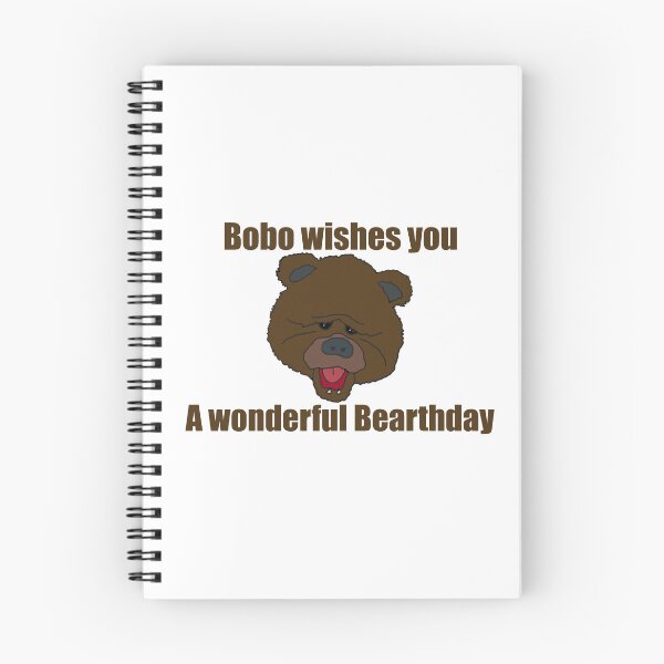 Item preview, The Muppets - Bobo wishes you a wonderful bearthday (birthday) designed and sold by Animals-by-JB.