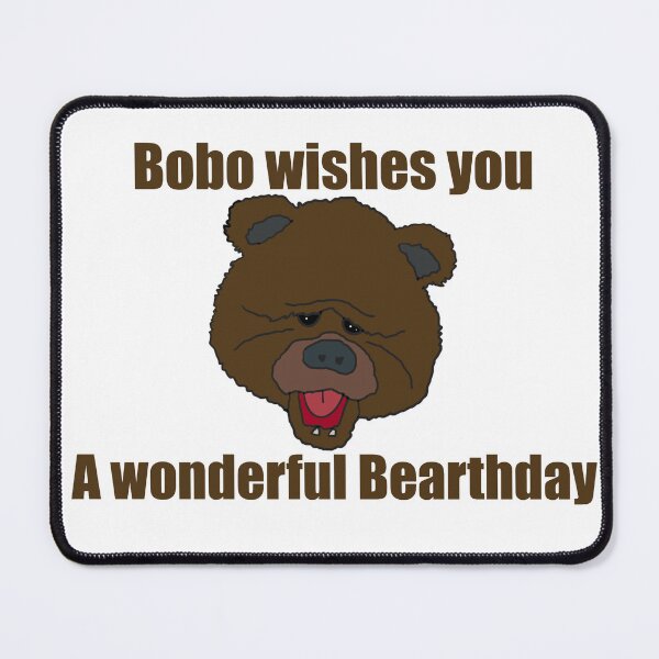Item preview, The Muppets - Bobo wishes you a wonderful bearthday (birthday) designed and sold by Animals-by-JB.