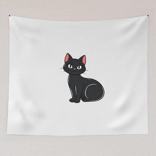 Item preview, The Elegant Black Cat designed and sold by Quirkhive.