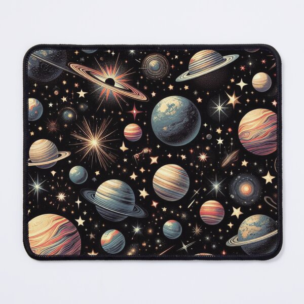 Item preview, Seamless Stars and Planets Pattern designed and sold by ShoPellY.