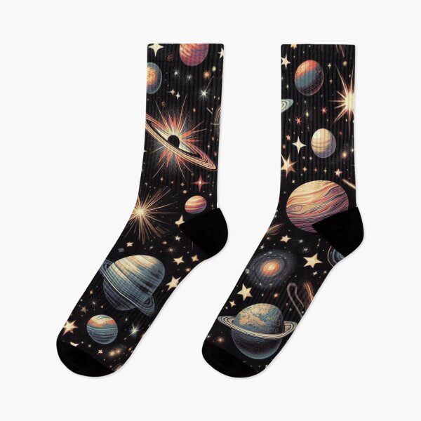 Item preview, Seamless Stars and Planets Pattern designed and sold by ShoPellY.