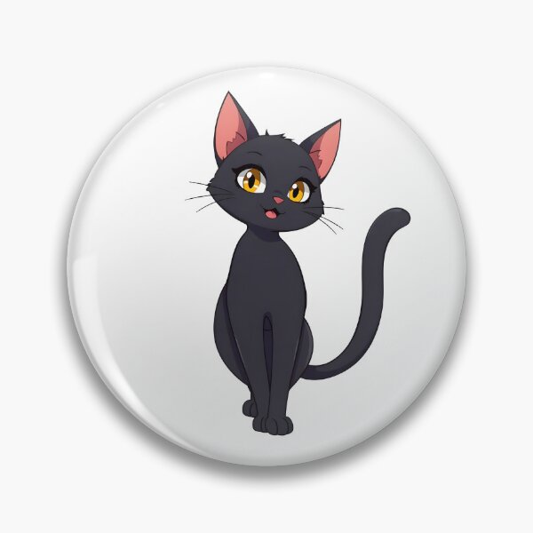 Item preview, The Curious Black Cat designed and sold by Quirkhive.