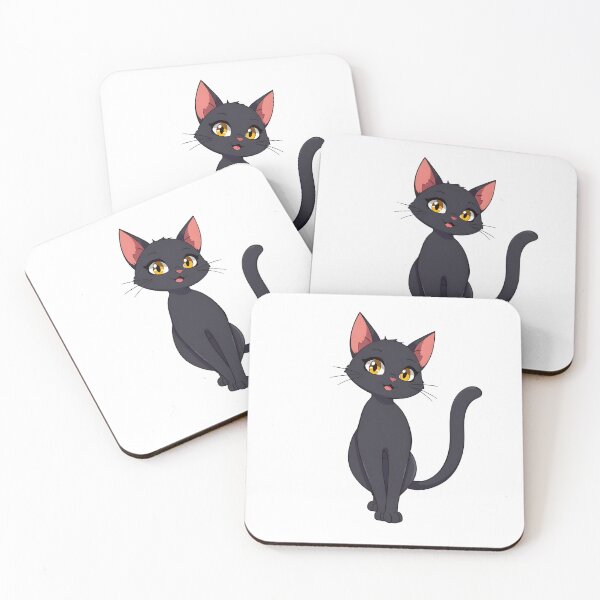 Item preview, The Curious Black Cat designed and sold by Quirkhive.