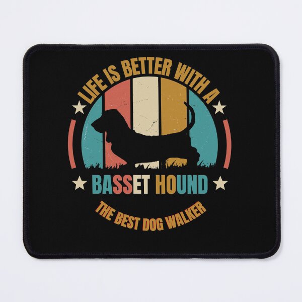 Item preview, Enjoy life with a Basset Hound - the best dog walker designed and sold by KolbaVison.