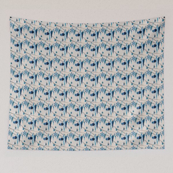 Item preview, Blue and white christmas designs designed and sold by GURUMAD.
