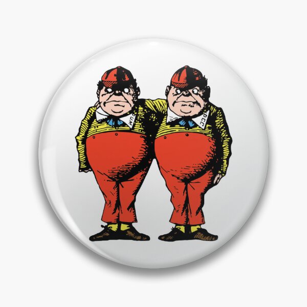 Item preview, Tweedledum and Tweedledee Alice in Wonderland designed and sold by BikeVoucherJr.