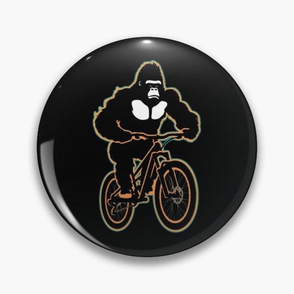 Item preview, mountain-biking gorilla  designed and sold by 123ks.