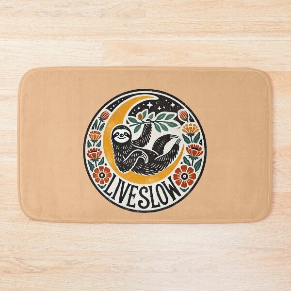Item preview, Live Slow Sloth designed and sold by FrictionMaxxing.