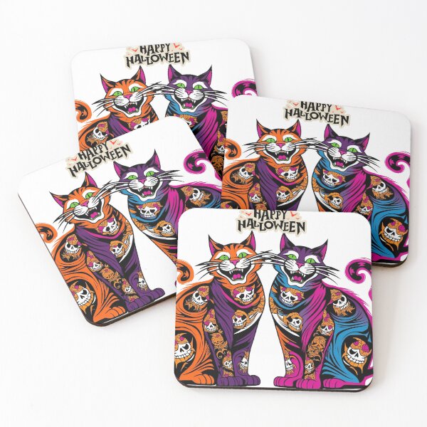 Item preview, Happy Halloween Cat collection designed and sold by RoseAIArtRhythm.
