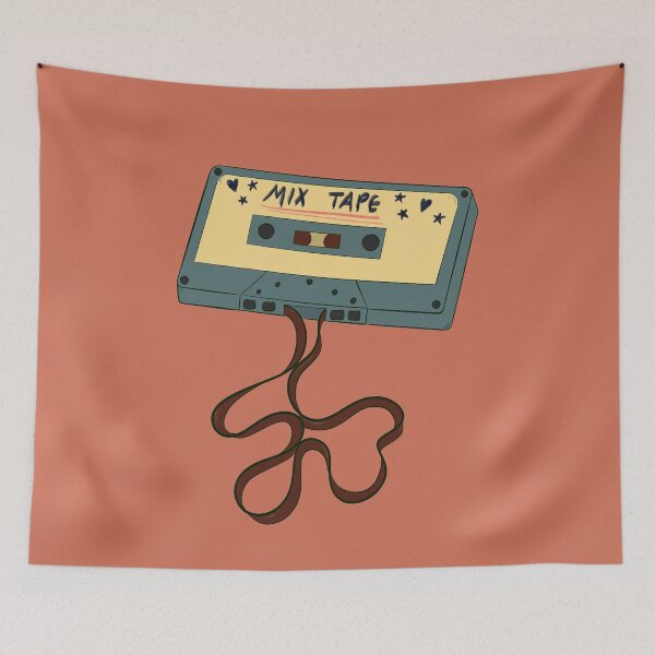 Item preview, Retro mix tape  designed and sold by Thalia Roman.