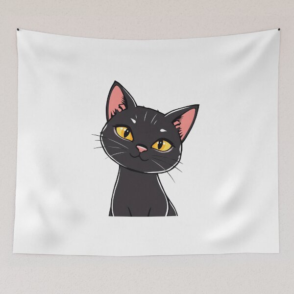 Item preview, The Quirky Black Cat designed and sold by Quirkhive.