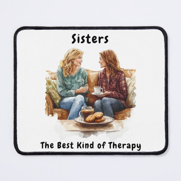 Item preview, Sisters, The Best Kind of Therapy designed and sold by QuirkyChicArts.
