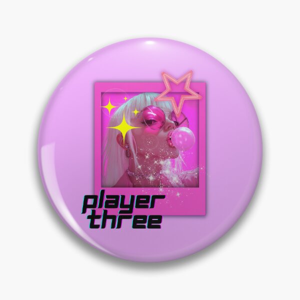 Item preview, Y2k girl pink photo player three designed and sold by pinkuardesign.