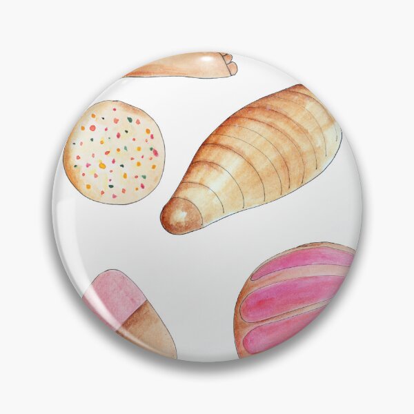 Item preview, Pan Dulce watercolor pattern designed and sold by Thalia Roman.