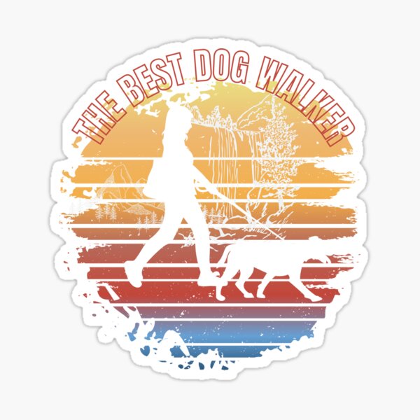 Der Beste Hundesitter - der beste Hundeausführer Sticker