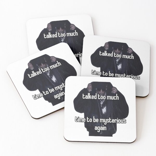 Item preview, Talked too much, time to be mysterious again designed and sold by sigmades.