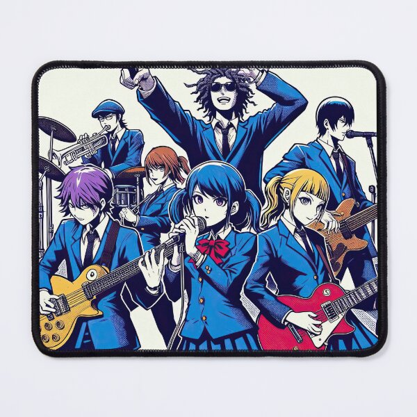 Item preview, Anime Band Pop Art Style designed and sold by artofuniverse.