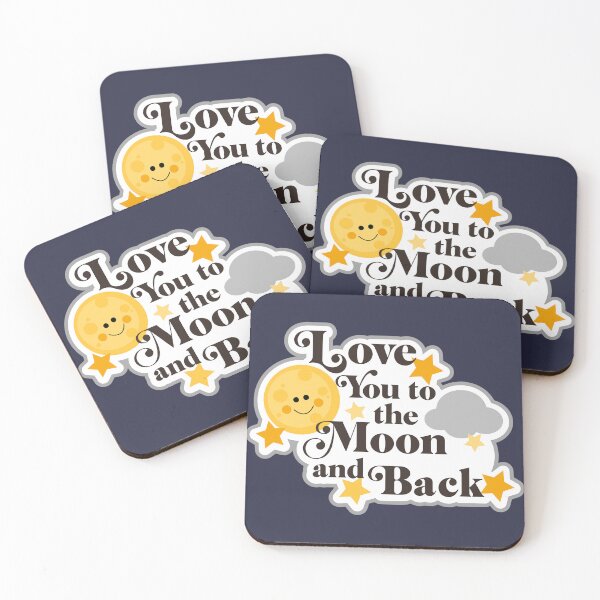 Item preview, Love you to the moon and back. designed and sold by claireseyeview.