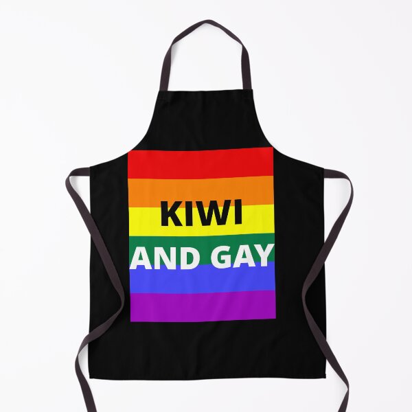 Item preview, KIWI AND GAY on rainbow background designed and sold by uniqueitems.