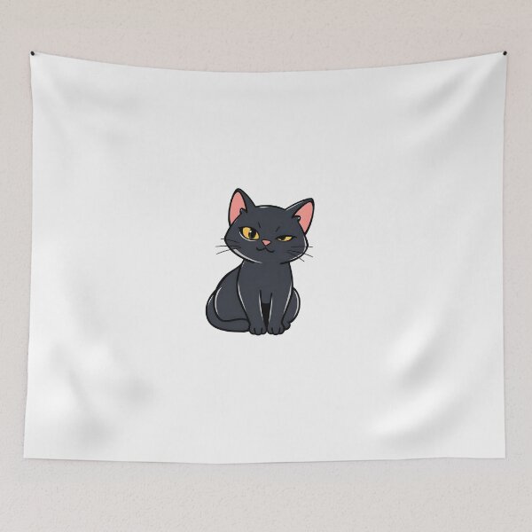 Item preview, The Quirky Black Cat designed and sold by Quirkhive.