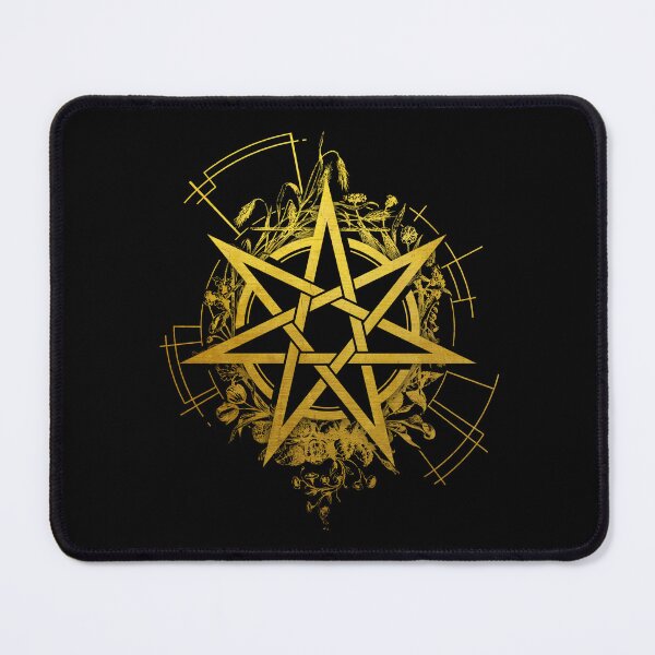 Item preview, Heptagram Golden Symbol designed and sold by Geometrical Helianthus.