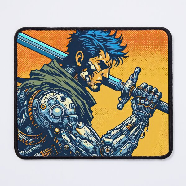 Item preview, Futuristic Warrior Pop Art Style designed and sold by artofuniverse.
