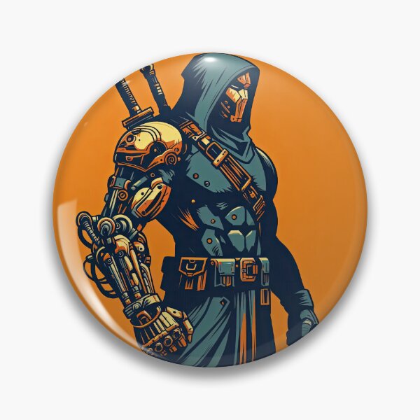 Item preview, Futuristic Warrior Pop Art Style designed and sold by artofuniverse.