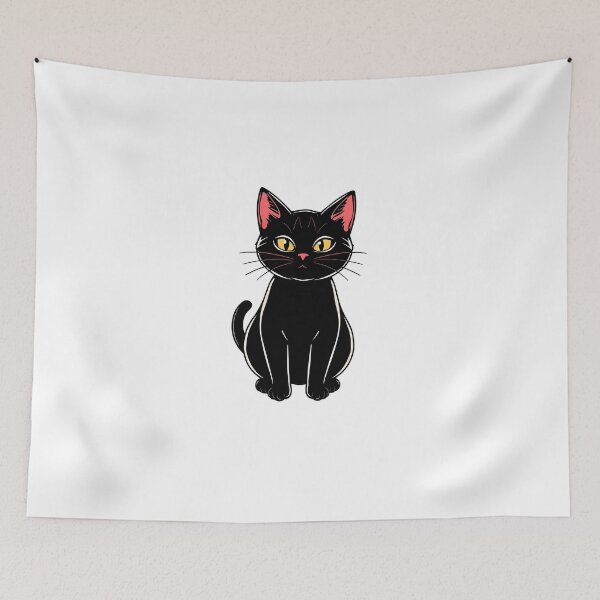 Item preview, The Quirky Black Cat designed and sold by Quirkhive.