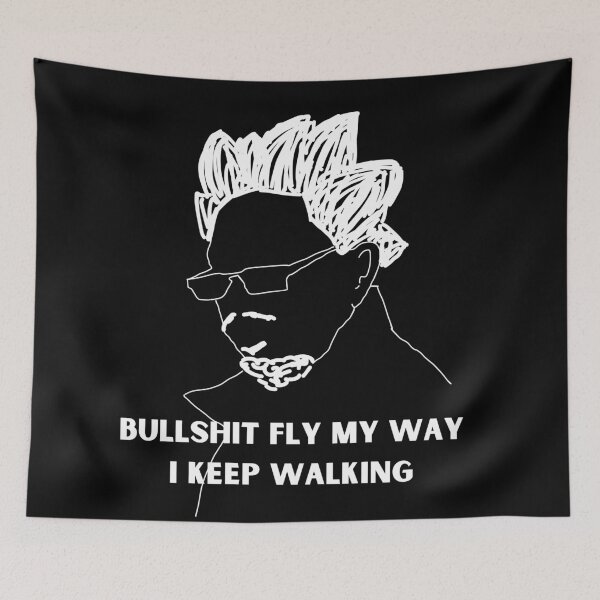 Item preview, Denzel Curry Walkin Melt My Eyez See Your Future Custom Illustration White designed and sold by old-londener.
