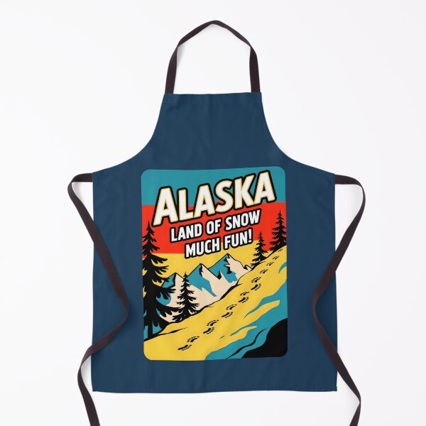 Item preview, Alaska Land Of Snow Much Fun Travel Quote designed and sold by TheArtOfPat.