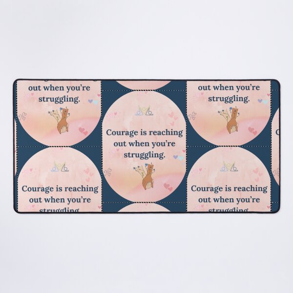 Item preview, Courage is reaching out when you’re struggling. designed and sold by Art With Impact – Statement Art & Apparel for Deep Thinkers.