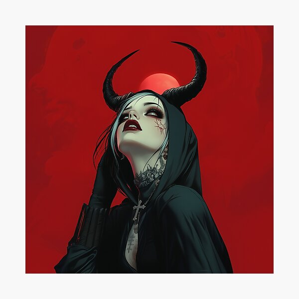 Item preview, Devil Girl Nun designed and sold by CursedbyLilith.