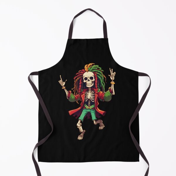Item preview, Dancing Dreadlock Skeleton designed and sold by reggaeartgifts.