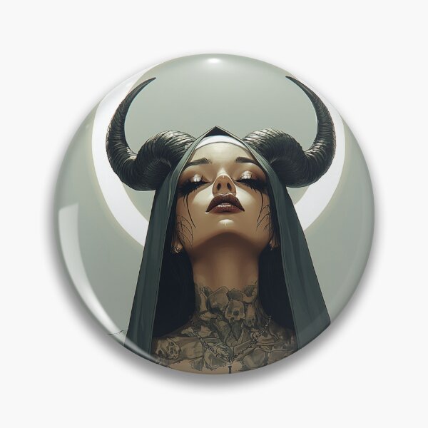 Item preview, Goth Girl Nun designed and sold by CursedbyLilith.