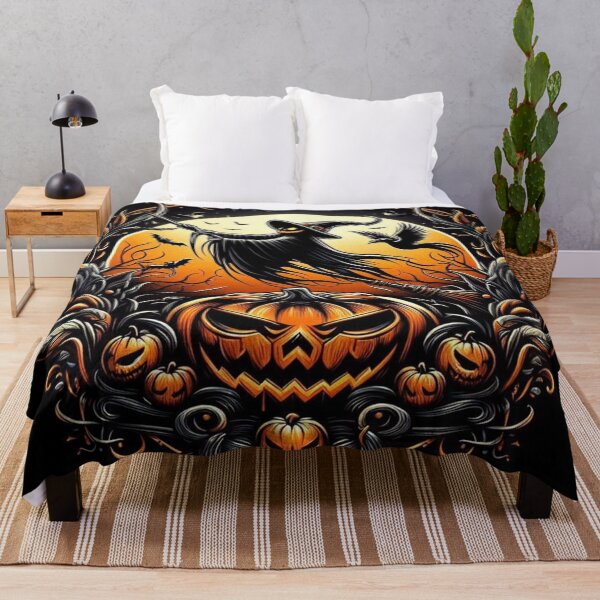 Item preview, Spooky Pumpkin Halloween Art designed and sold by Simplybe1.