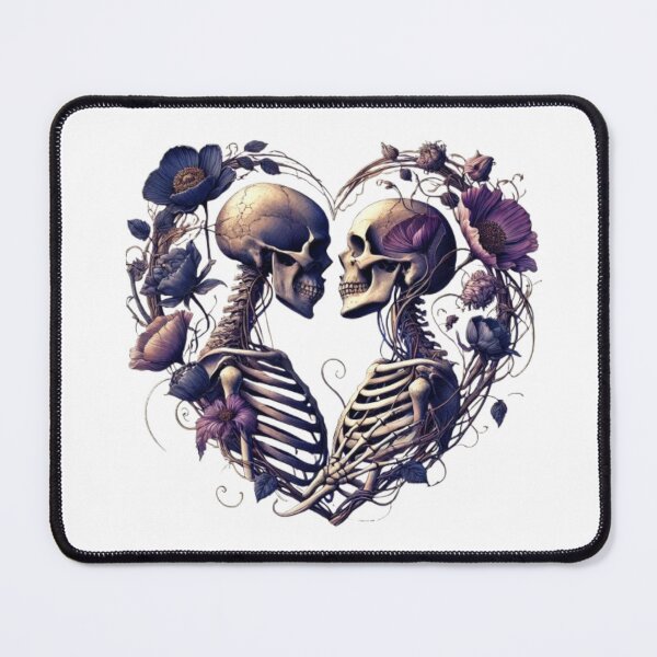 Item preview, Eternal Love - Romantic Skeleton Couple Heart Design designed and sold by GemBob Creations.