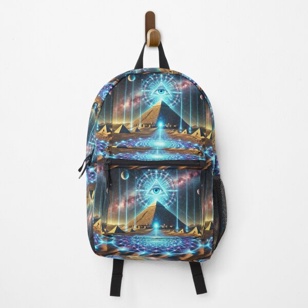 Item preview, All-Seeing Pyramid: Divine Light and Illuminated Sand Dunes designed and sold by Meta2Physical.