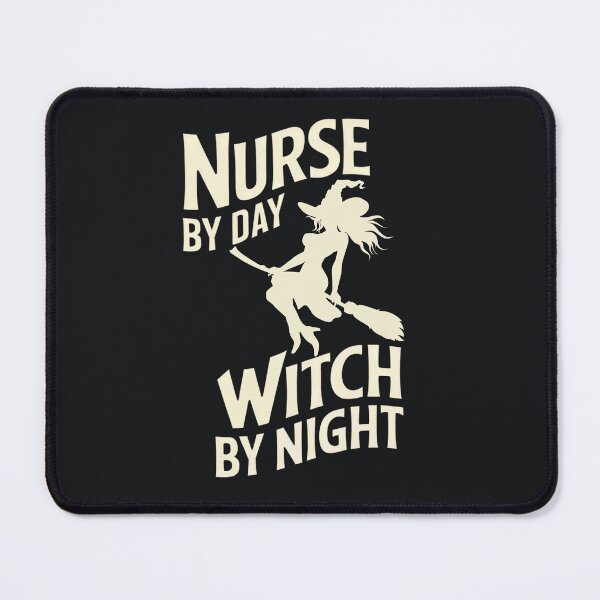 Item preview, Nurse By Day Witch By Night, Funny Nursing Halloween designed and sold by Anniko Art Studio.