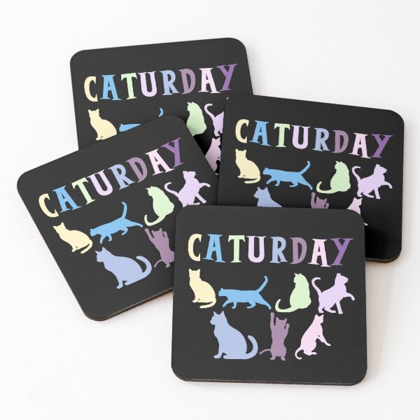 Item preview, Caturday is only "a cat a day" designed and sold by BritishDelights.