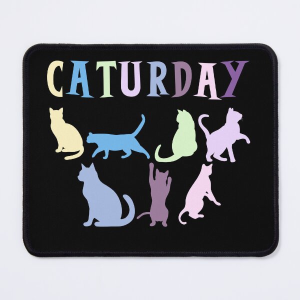 Item preview, Caturday is only "a cat a day" designed and sold by BritishDelights.
